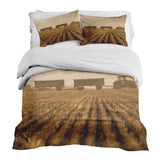 Therapy blanket bedding set, brown, Acker