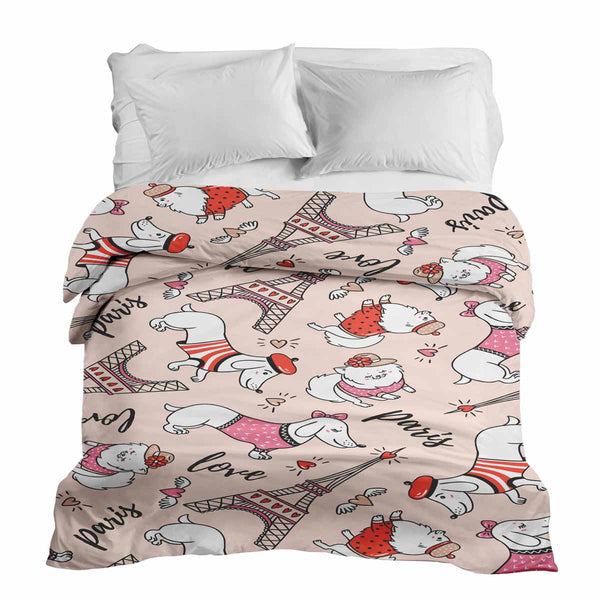Original therapy blanket - cotton cover dog in Paris