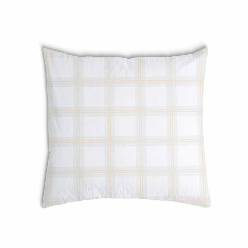 Health Pillow Orange Green Checkered