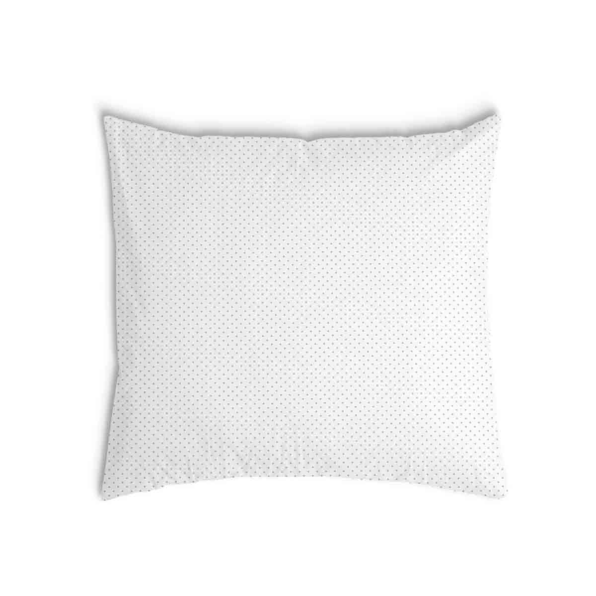 Health pillow white with gray dots