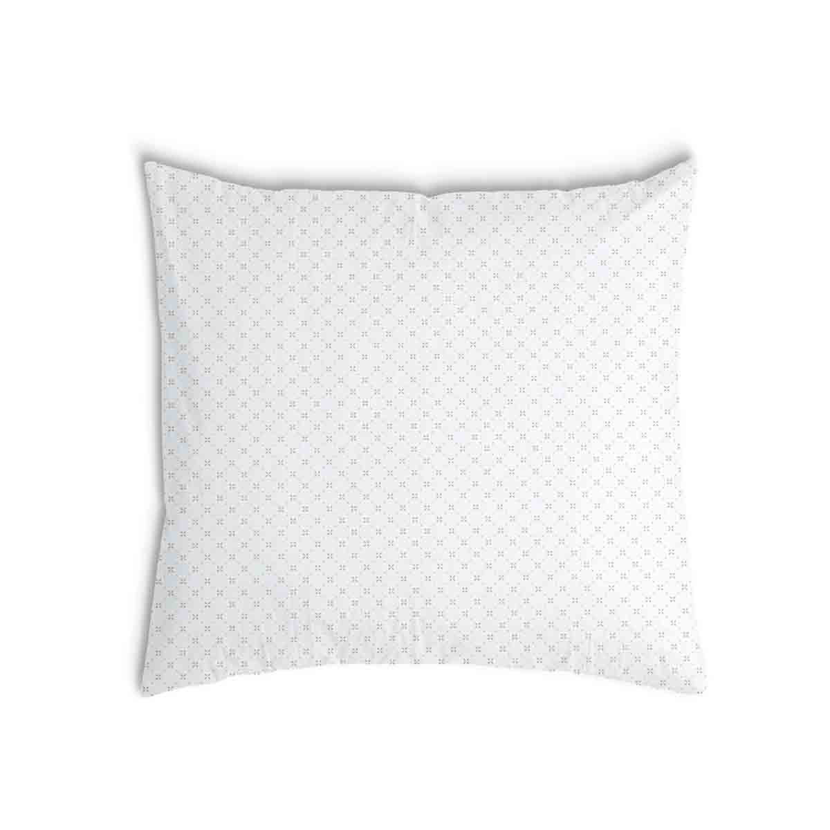 Health Pillow White Floral Pattern