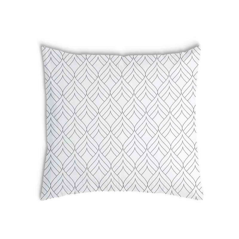 Health Pillow White with 3D Shapes