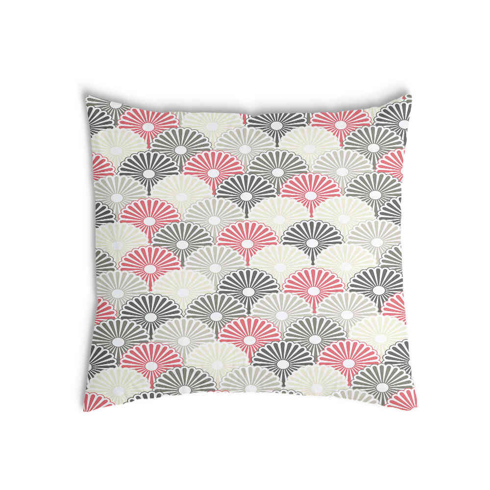 Coussin de santé fleurs abstraites colorées