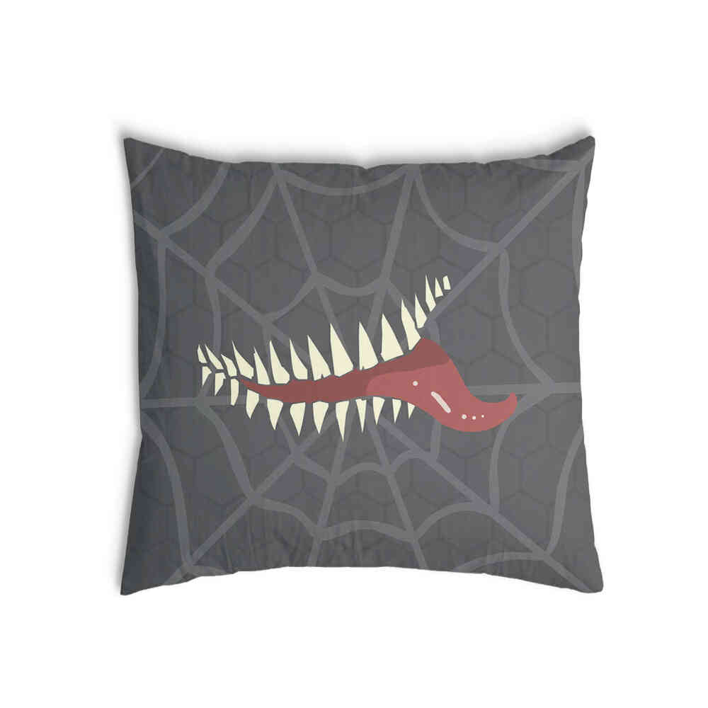 Health Pillow Gray Spiderweb