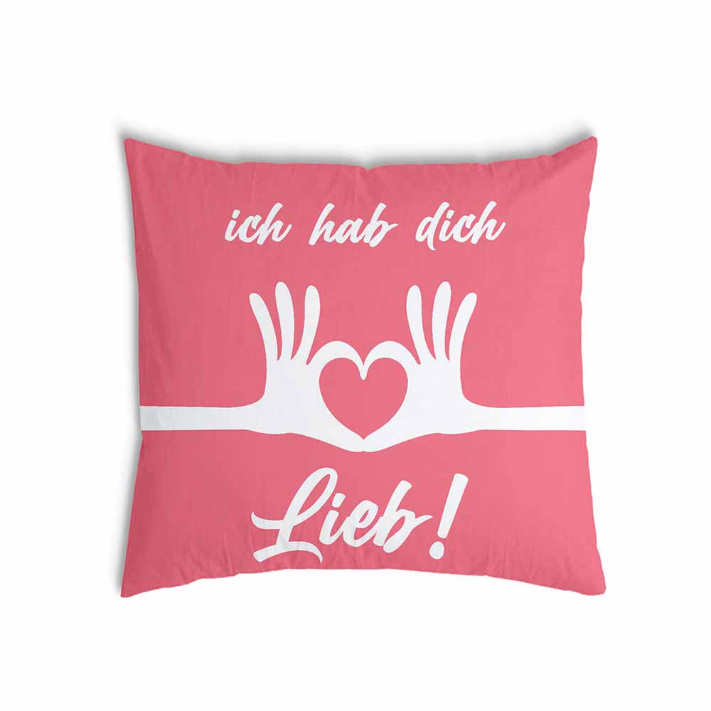 Health Pillow Pink I Love You