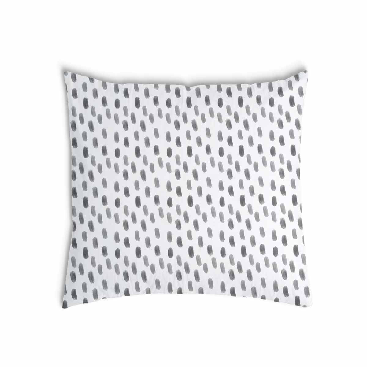 Health pillow white with gray dots