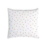 Health Pillow White with Little Hearts