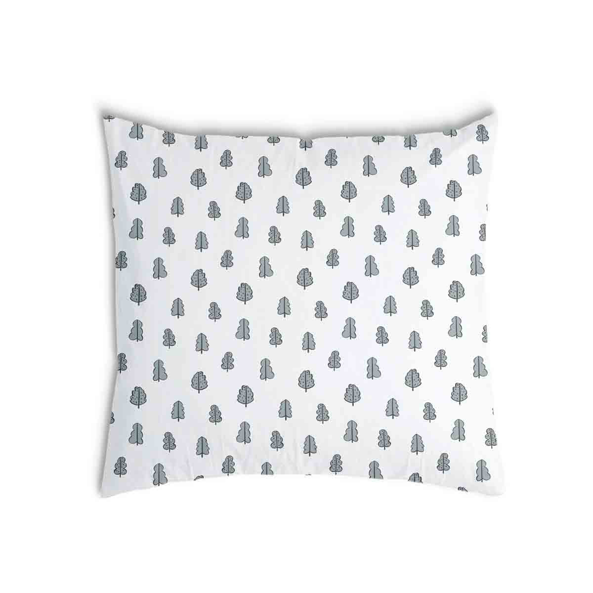 Health Pillow White with Little Trees