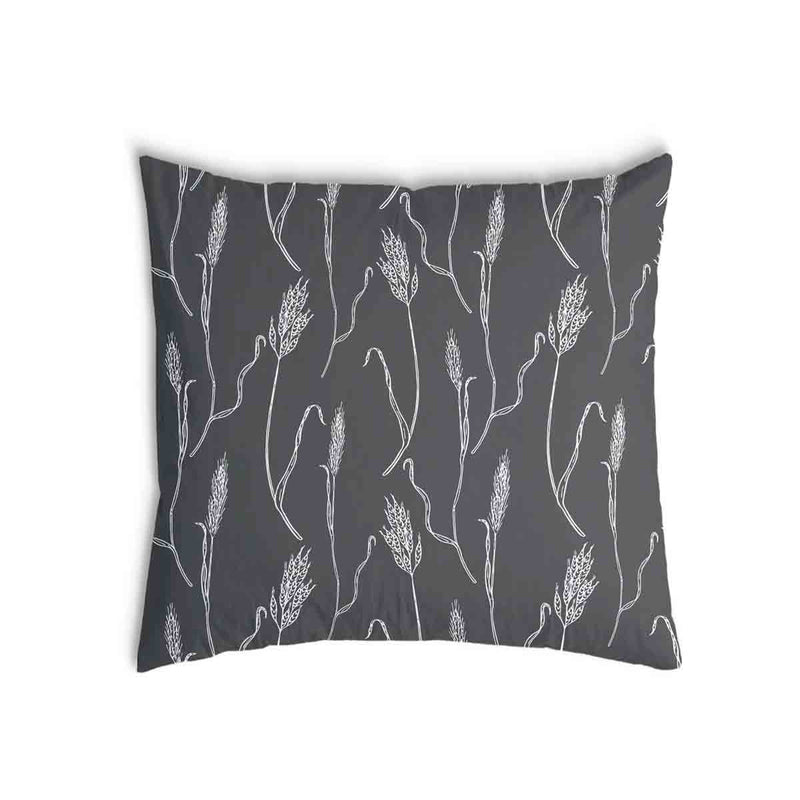 Health pillow dark gray with white branches