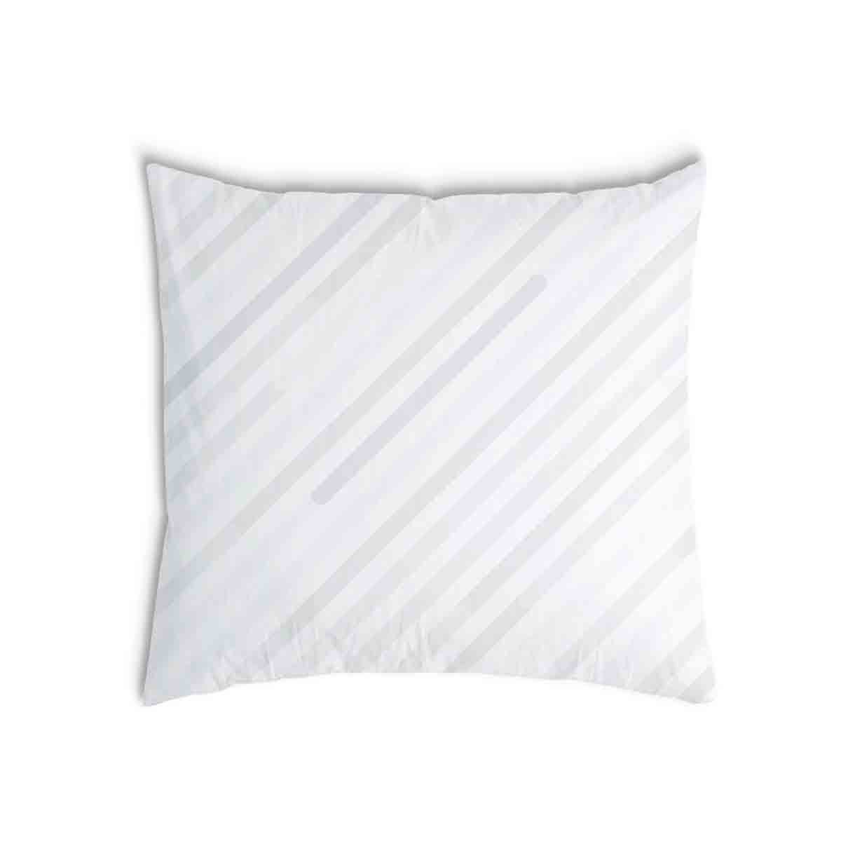 Coussin de santé blanc avec de fines rayures