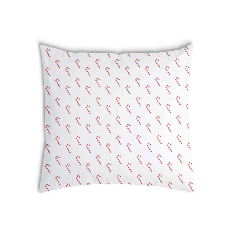 Health Pillow White with Candy Canes
