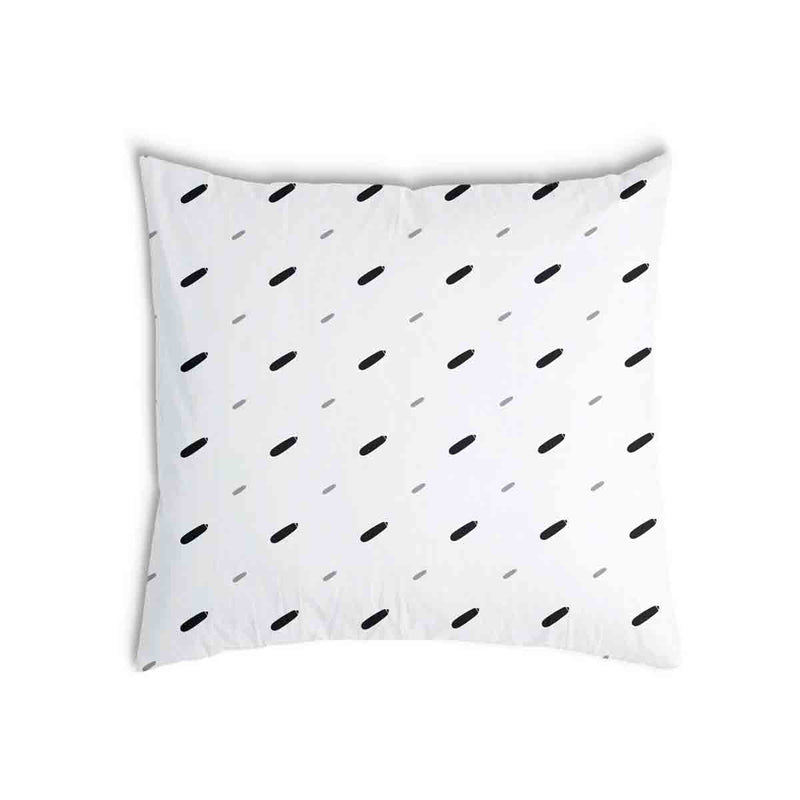 Health pillow white with short strokes