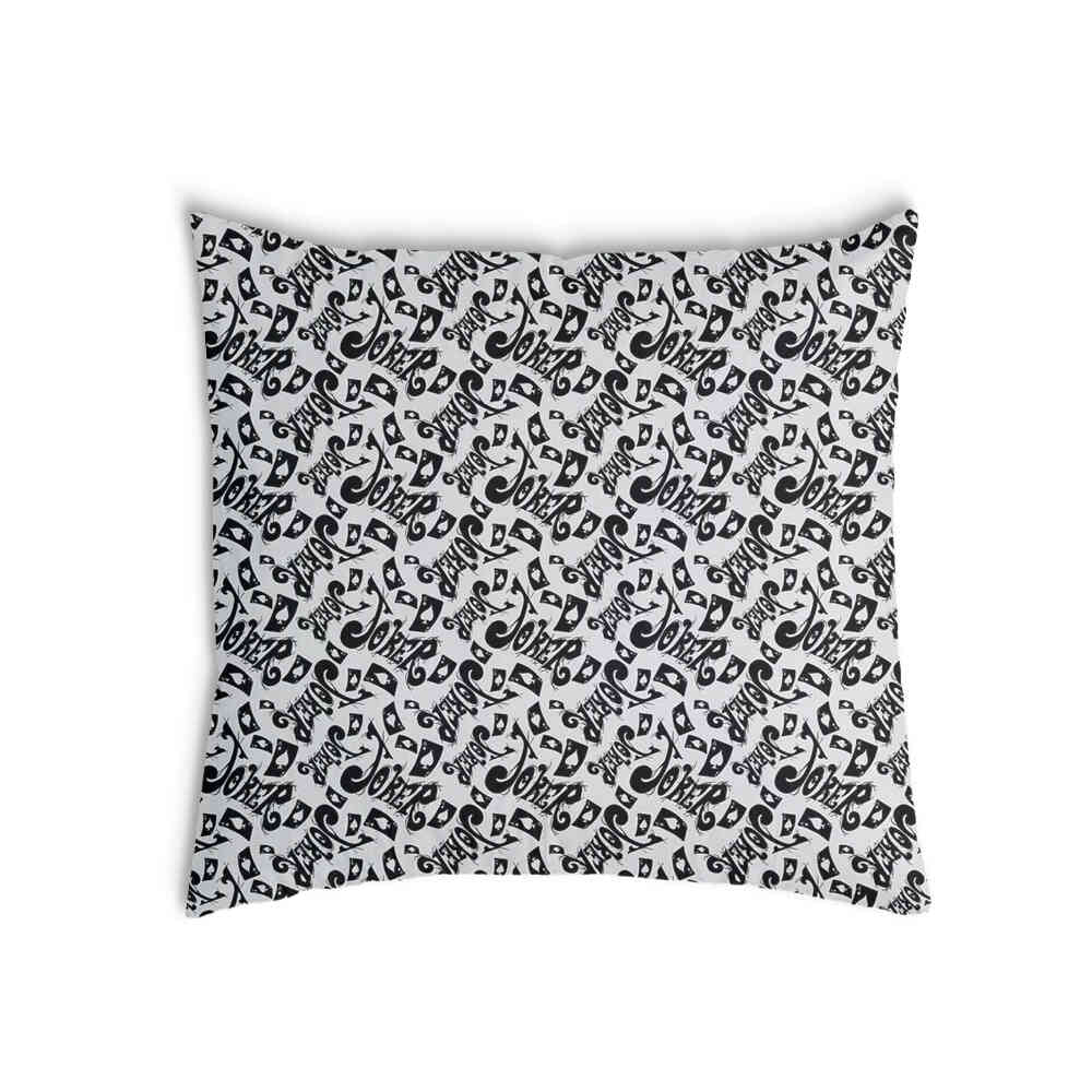 Coussin de santé inscription en noir Joker