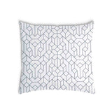 Health pillow white with black pattern