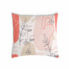 Health pillow beige with abstract face