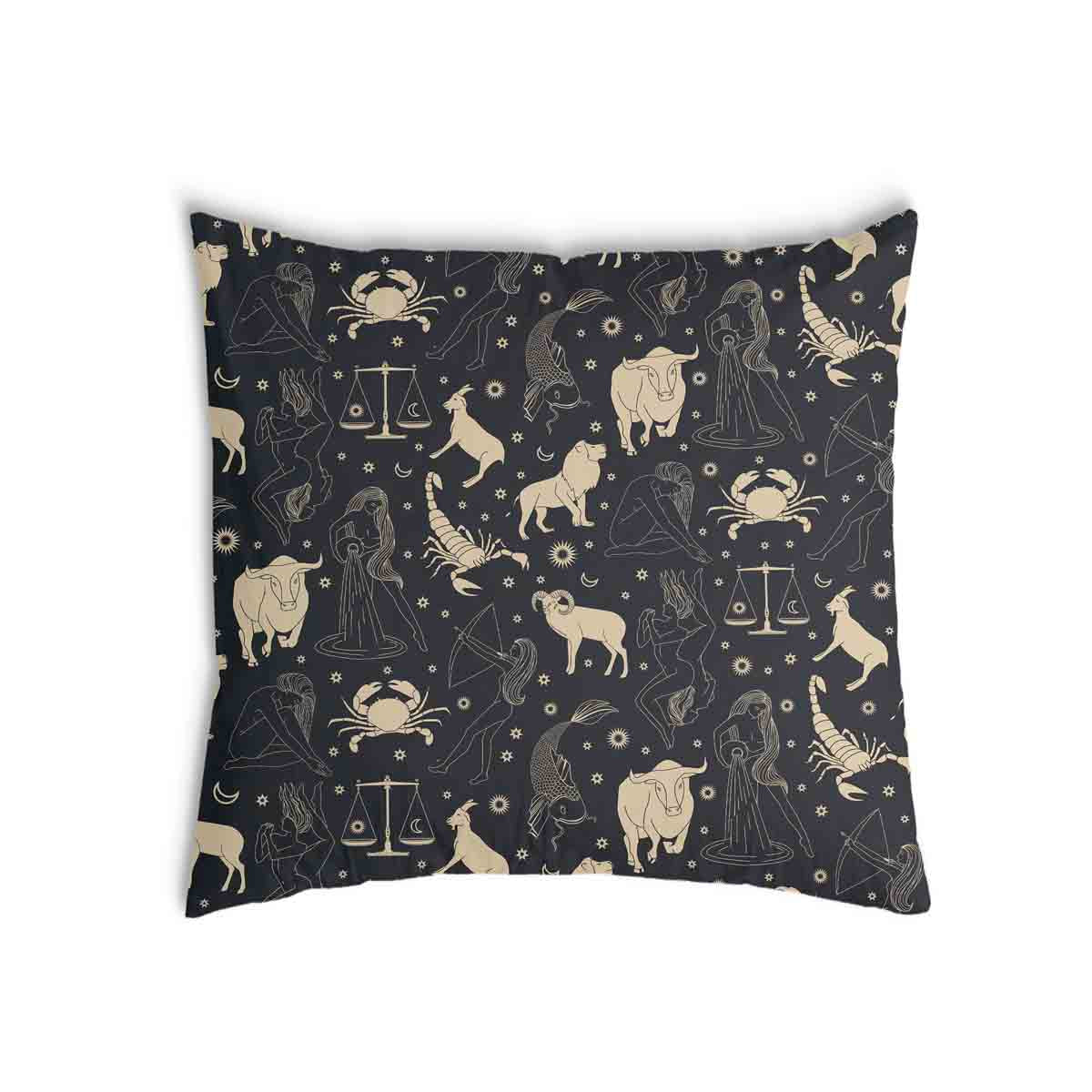 Health Pillow Black Constellations