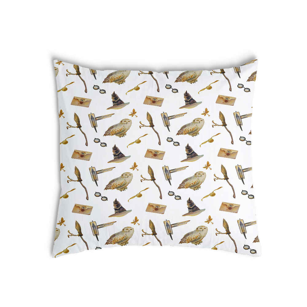 Health Pillow White with Owls