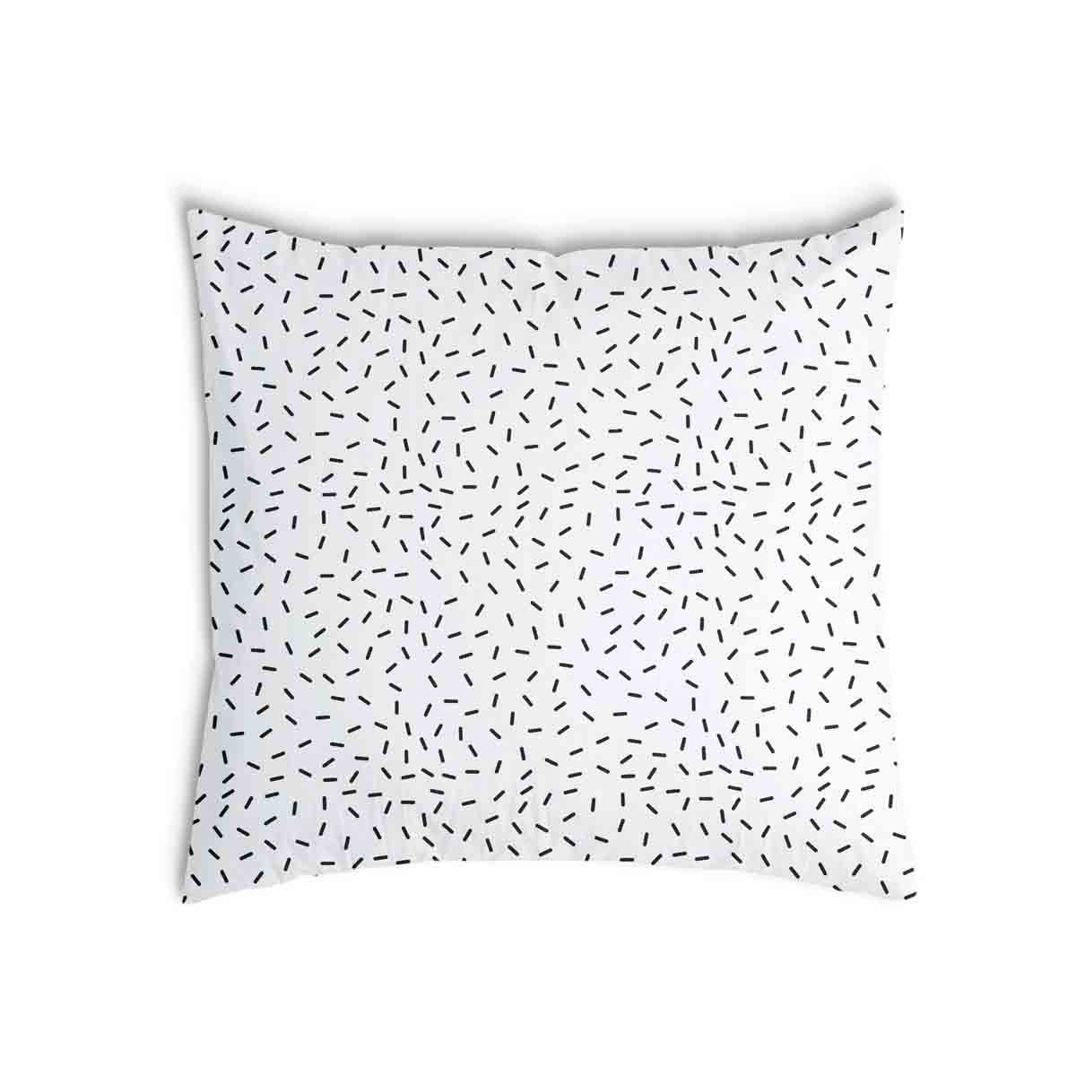 Coussin de santé blanc avec des rayures noires