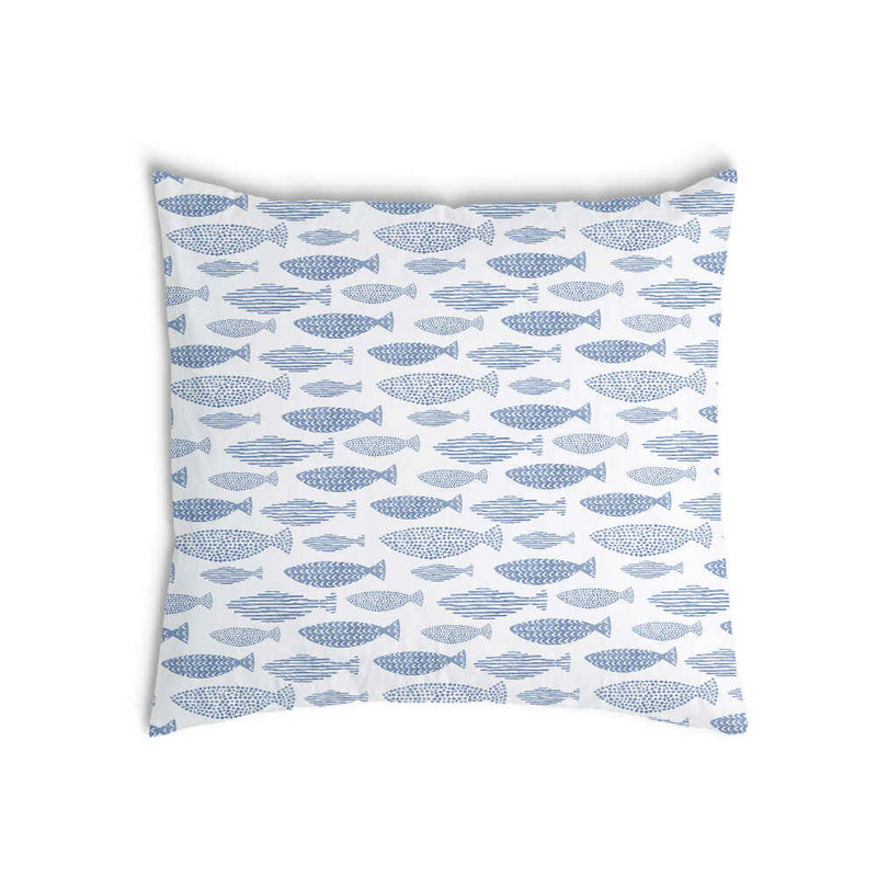 Health pillows blue fish