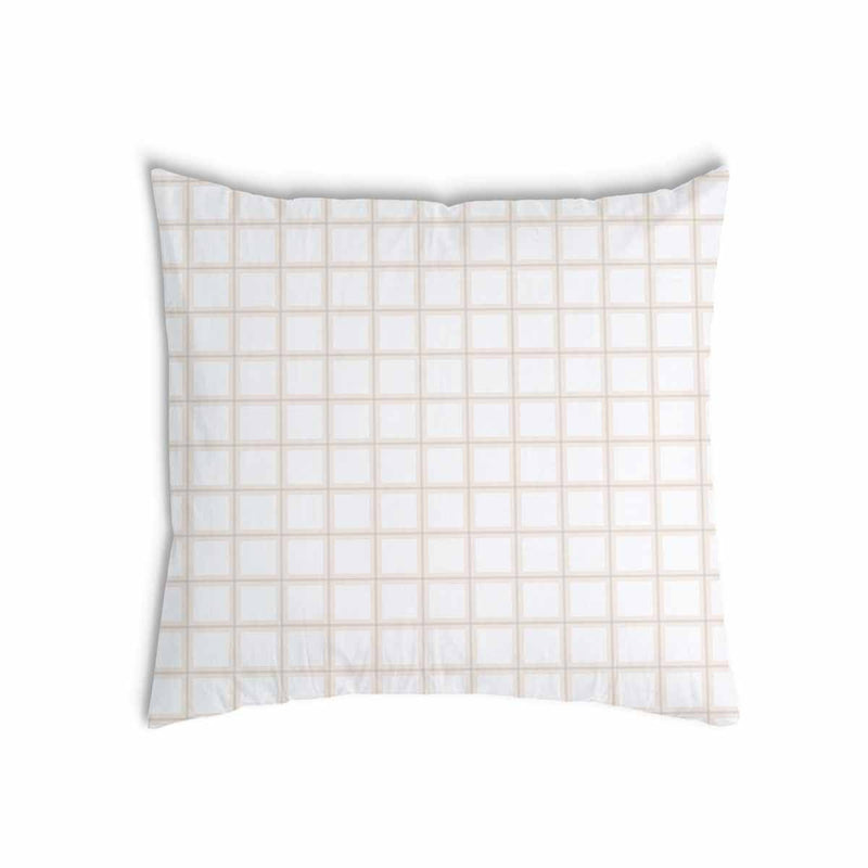 Health Pillow Orange Beige Checkered