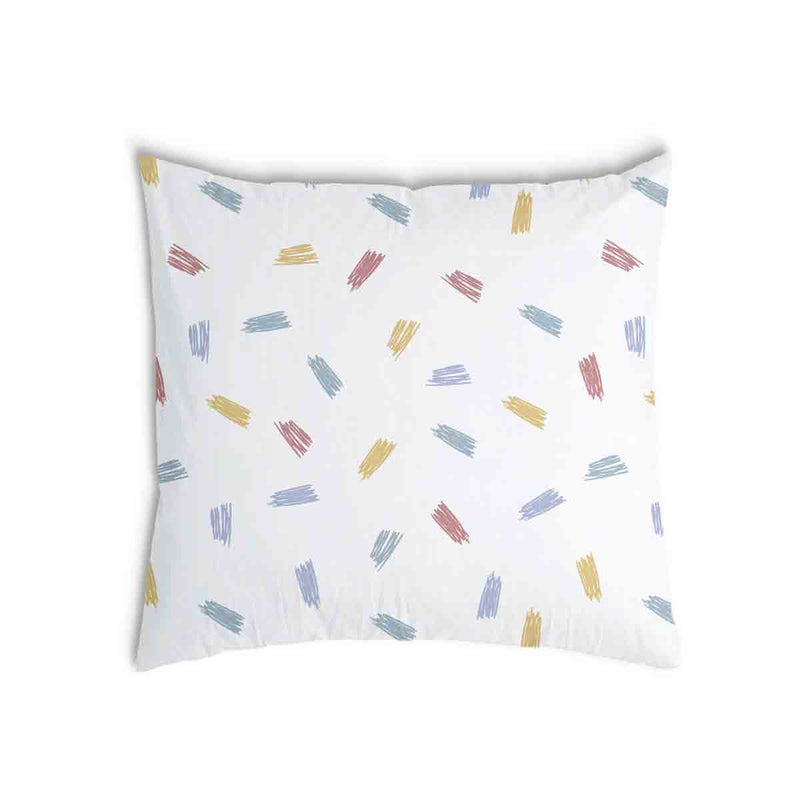 Health pillow with colorful stripes