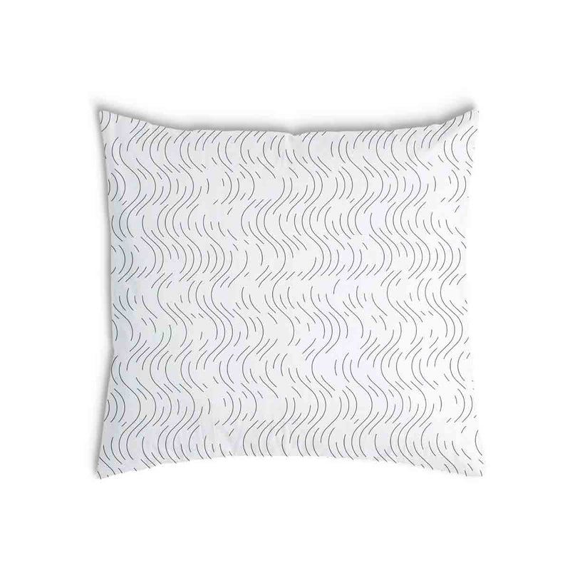 Health Pillow Black Radio Waves