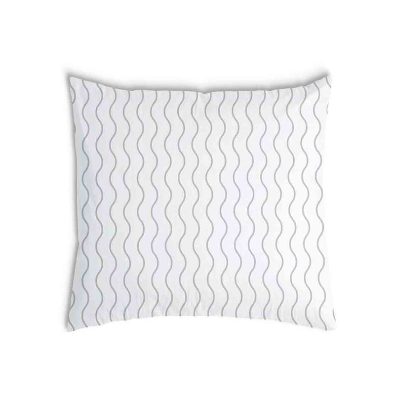 Health Pillow Light Grey Waves
