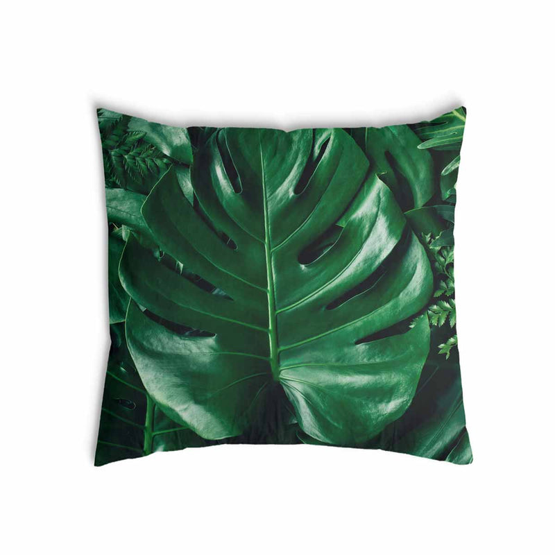 Health pillow with Monstera plant