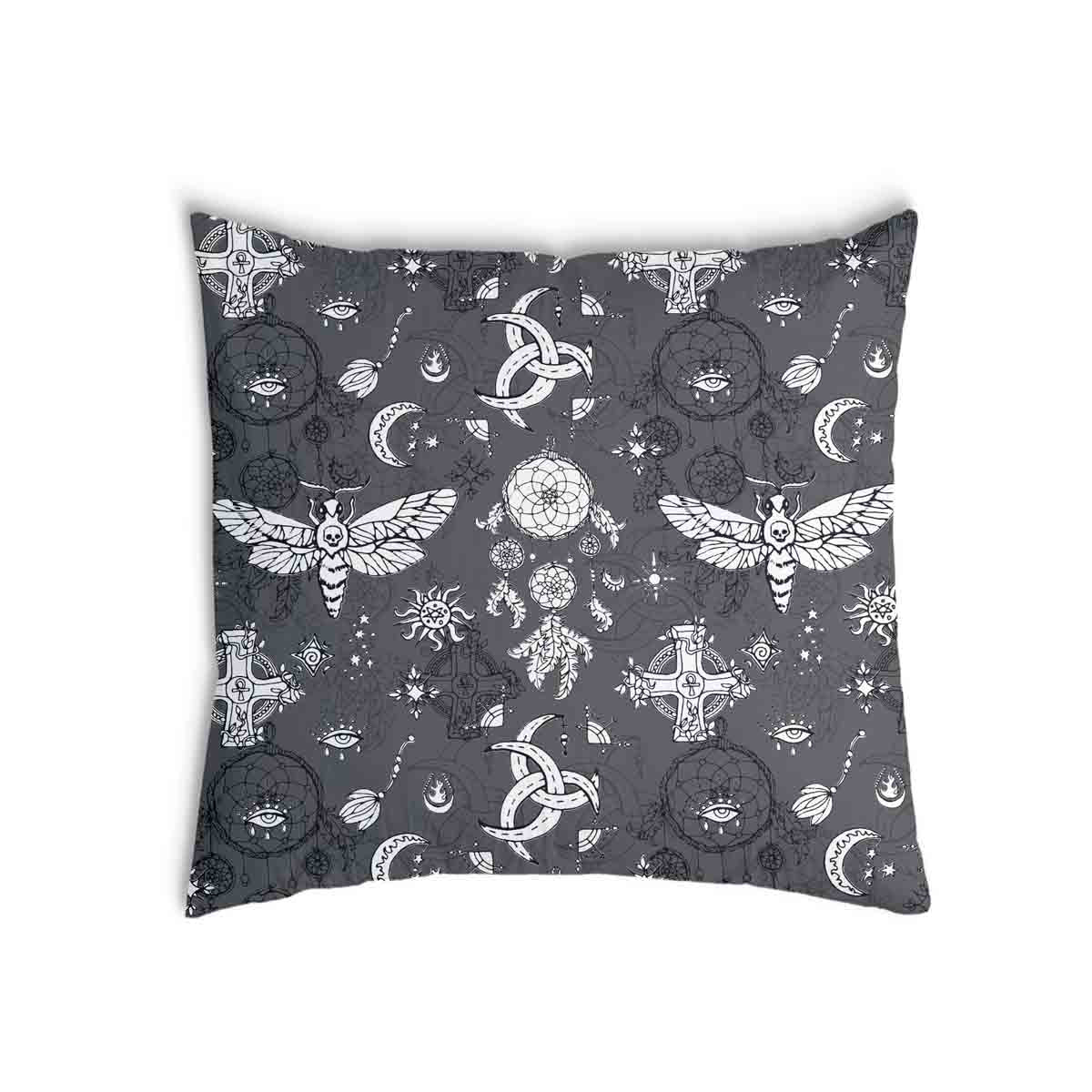 Health Pillow Black Creepy Dragonfly