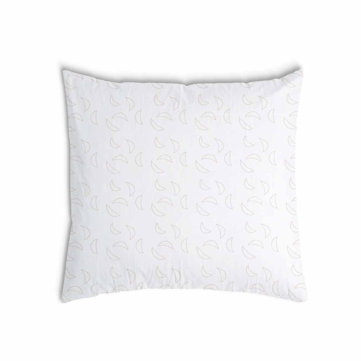 Coussin de santé blanc avec demi-lunes
