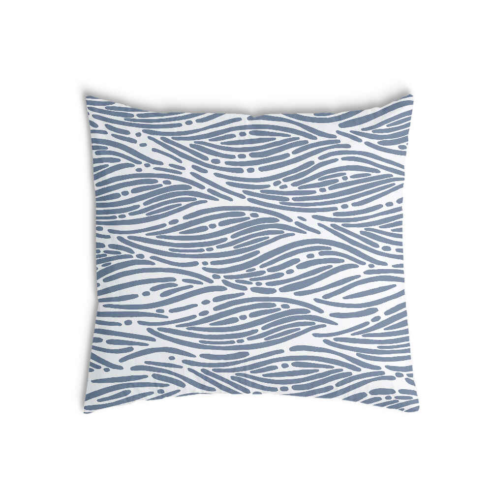 Health pillow wavy pattern blue