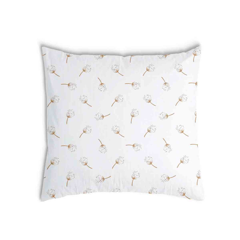 Health pillow white with dandelions