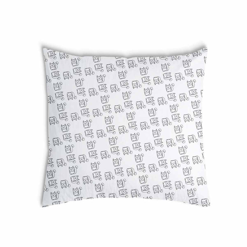 Health pillow white with cat