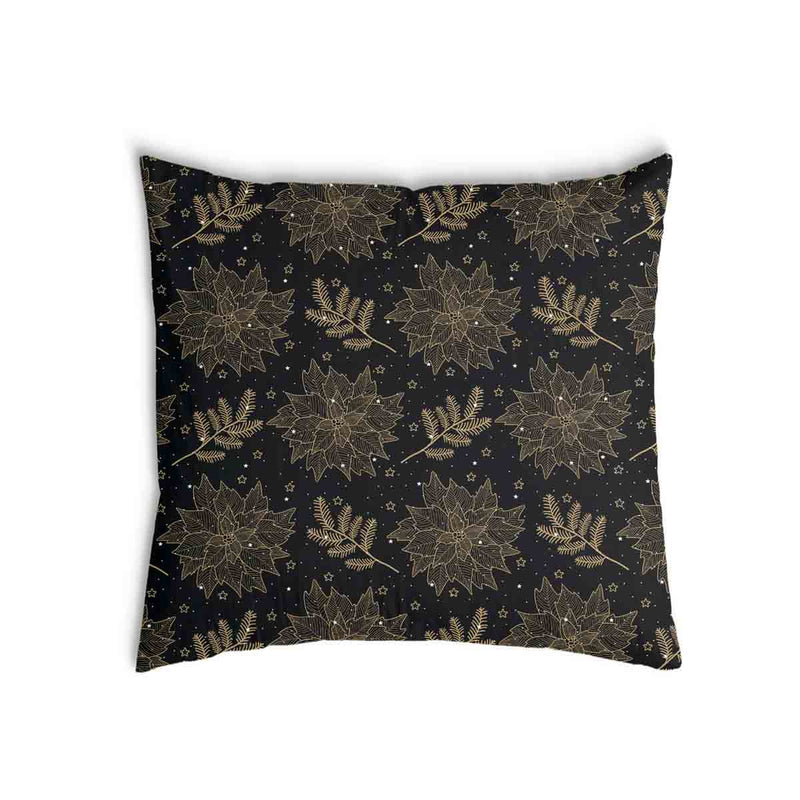 Health pillow, black, Christmas star