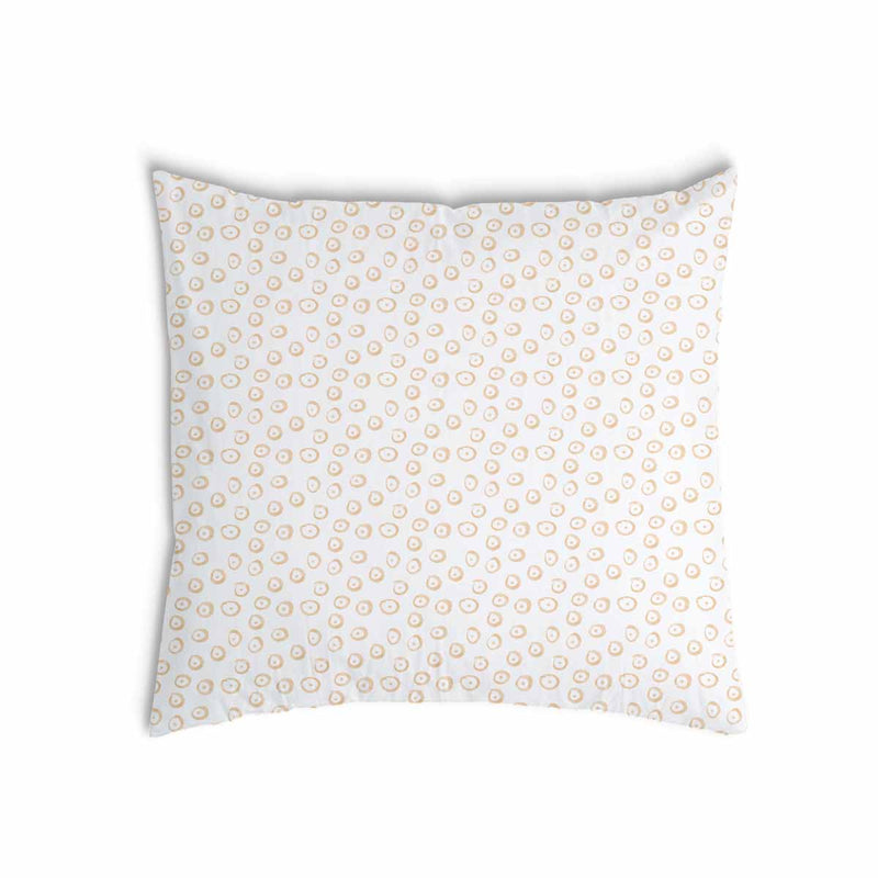 Health pillow with orange circles