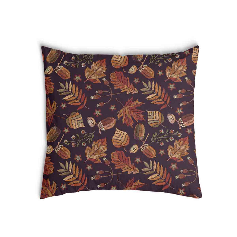 Health pillow, brown autumn leaves