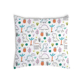 Health pillows with colorful dinosaurs