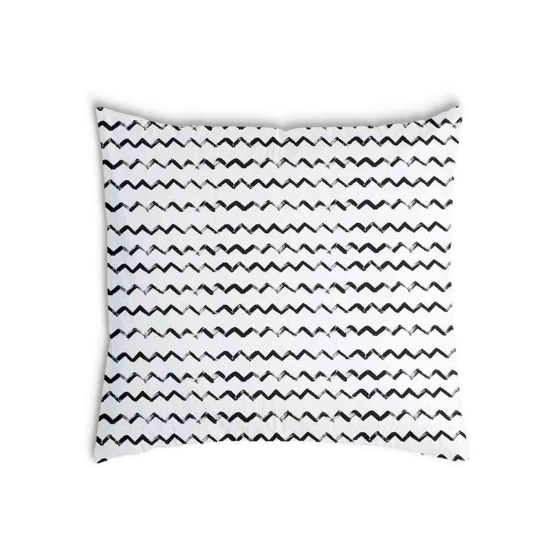 Health Pillow White ZigZag
