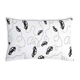 Health pillows with black cars