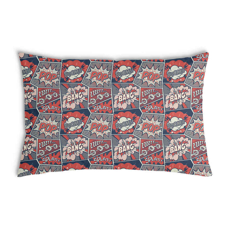 Health pillow red with cartoon