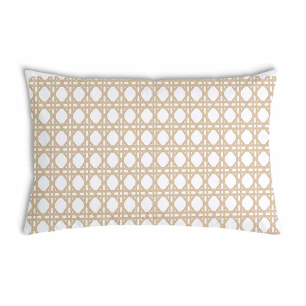 Health pillow white with beige circles