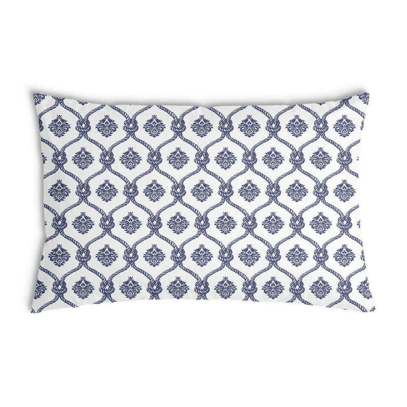 Health pillow with blue sailor pattern