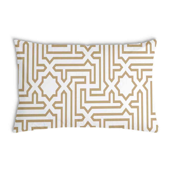Health pillow beige with shapes