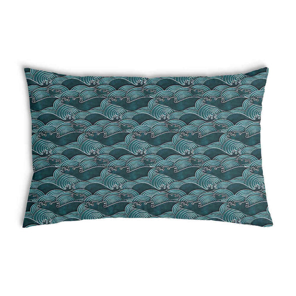 Health Pillow Waves turquoise-green