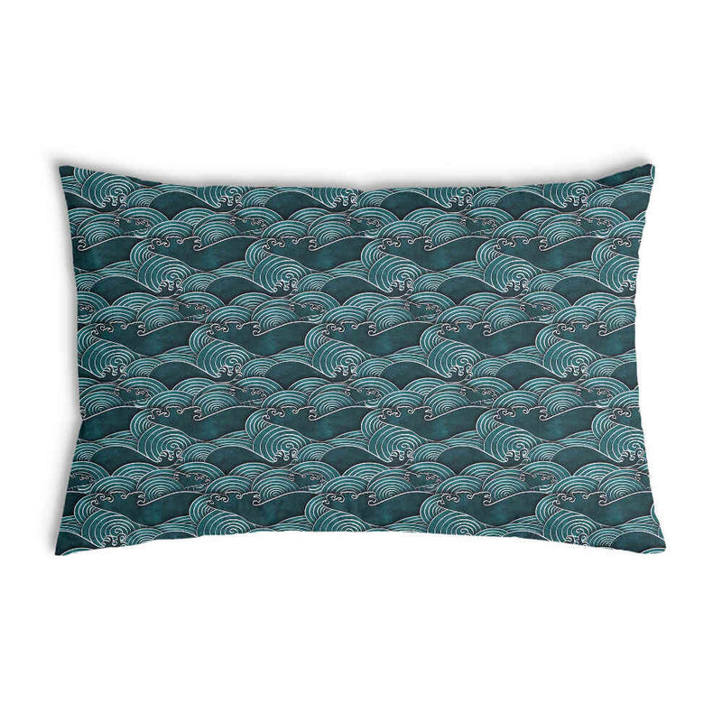 Health Pillow Waves turquoise-green