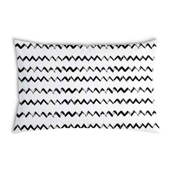 Health Pillow White ZigZag