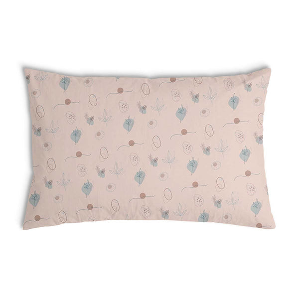 Health pillow, pink plants