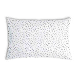 Health pillow, black with polka dots