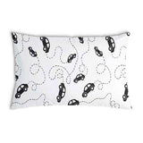 Health pillows with black cars