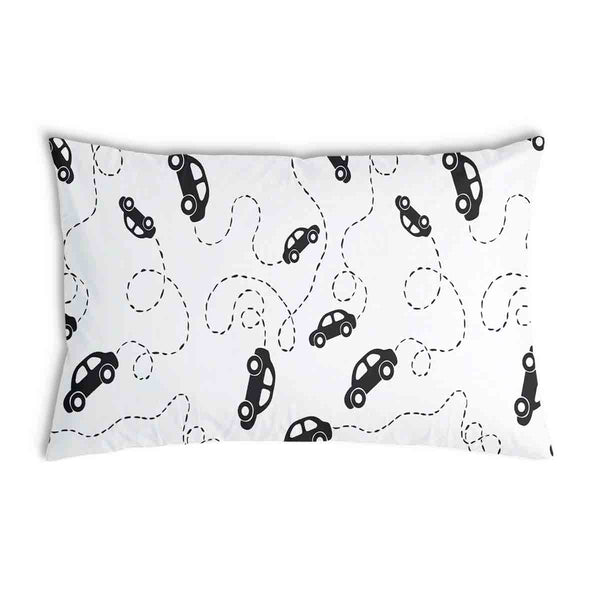 Health pillows with black cars